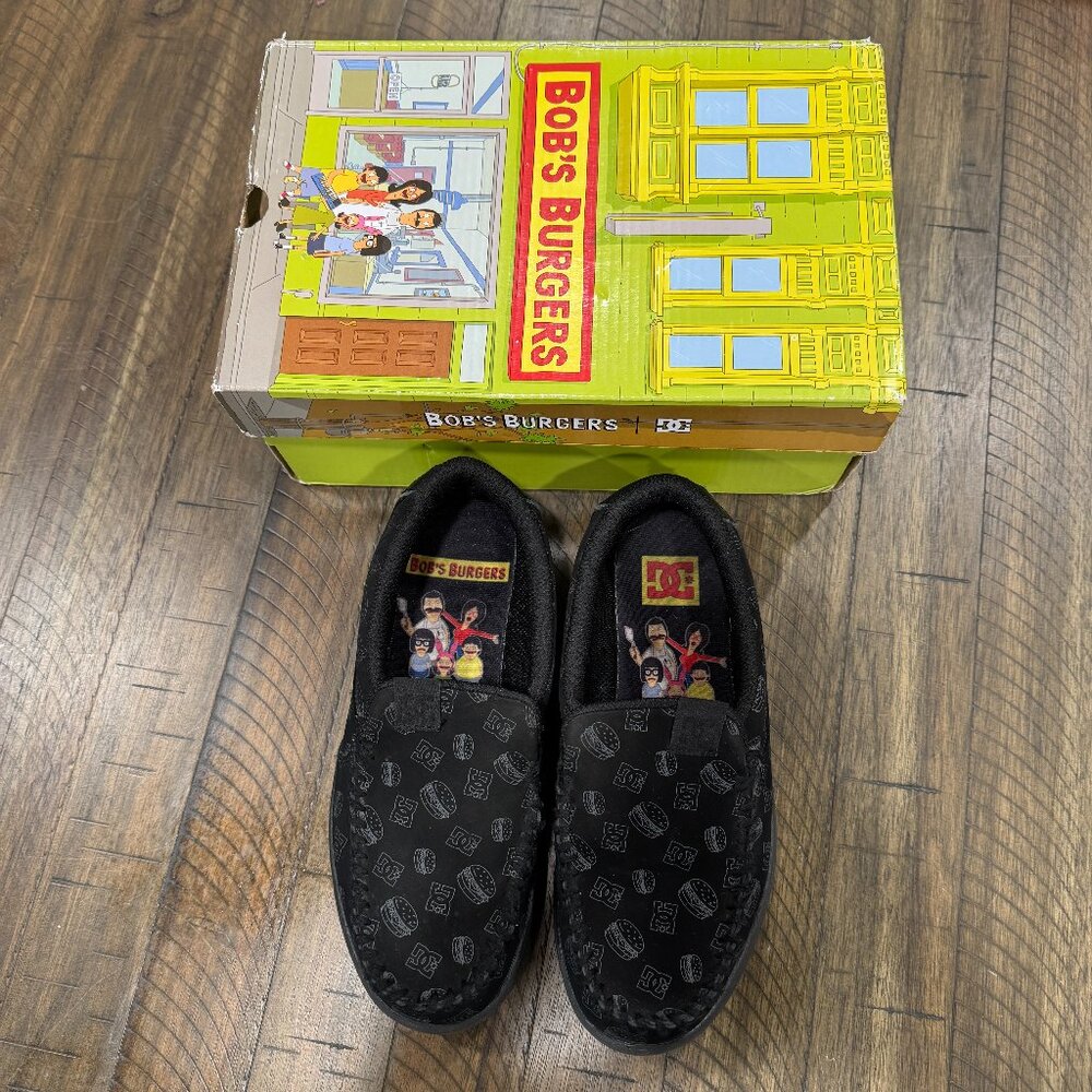 DC x Bob's Burgers Villain 2 Slip-On Loafers Skateboard Shoes Men's Size 6 Used